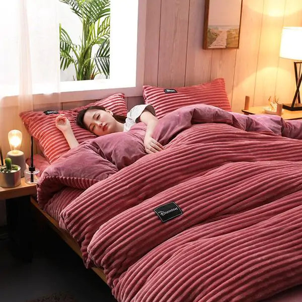Cozy Duvet - Fluwelen Fleece Dekbedovertrek
