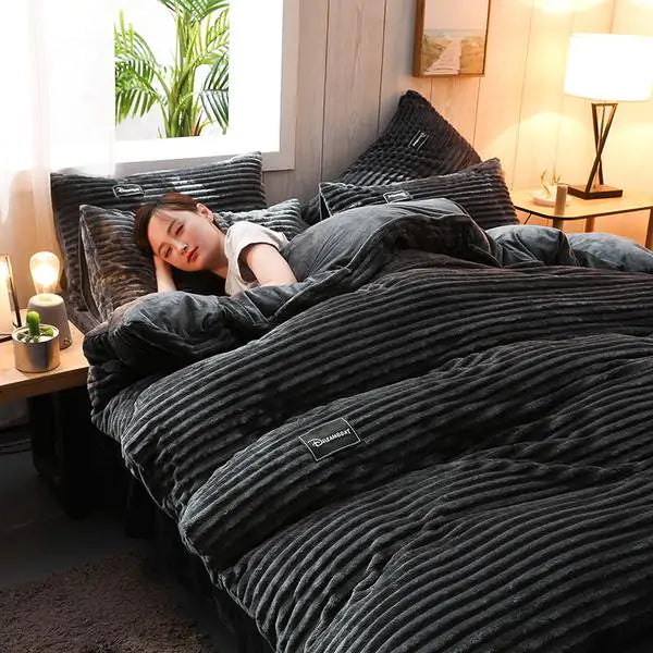 Cozy Duvet - Fluwelen Fleece Dekbedovertrek
